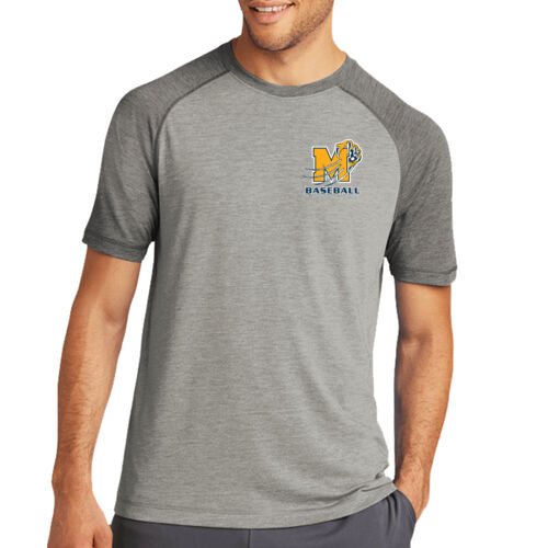 PosiCharge® Tri-Blend Wicking Raglan Tee Thumbnail