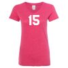Women’s Glitter V-Neck T-Shirt Thumbnail